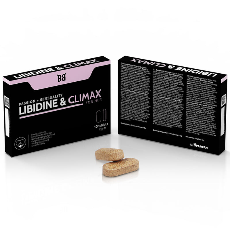 BLACKBULL BY SPARTAN LIBIDINE CLIMAX AUMENTO LiBIDO PARA MUJER 10 CaPSULAS