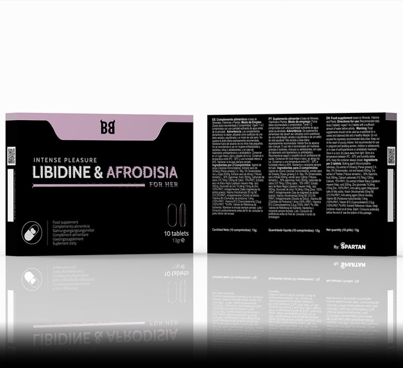 BLACKBULL BY SPARTAN LIBIDINE AFRODISIA PLACER INTENSO PARA MUJER 10 CaPSULAS