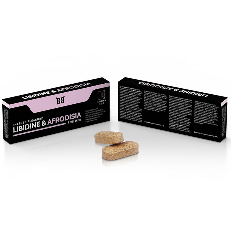 BLACKBULL BY SPARTAN LIBIDINE AFRODISIA PLACER INTENSO PARA MUJER 4 CaPSULAS