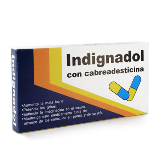 DIABLO GOLOSO CAJA DE MEDICAMENTOS INDIGNADOL