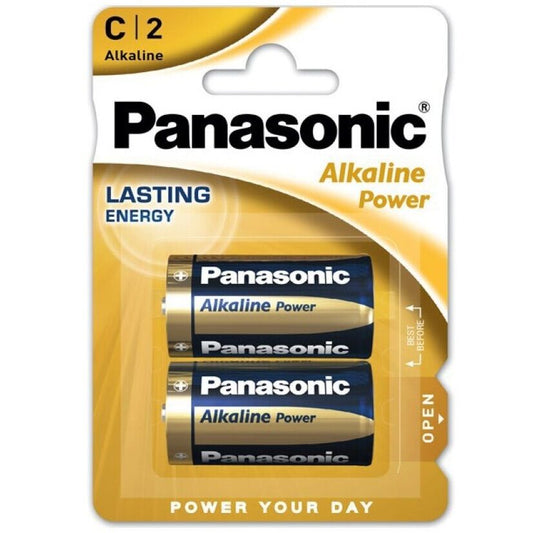 PANASONIC BRONZE PILA ALKALINA C LR14 BLISTER2