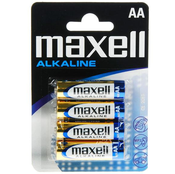 MAXELL PILA ALCALINA AA LR6 BLISTER4 EU