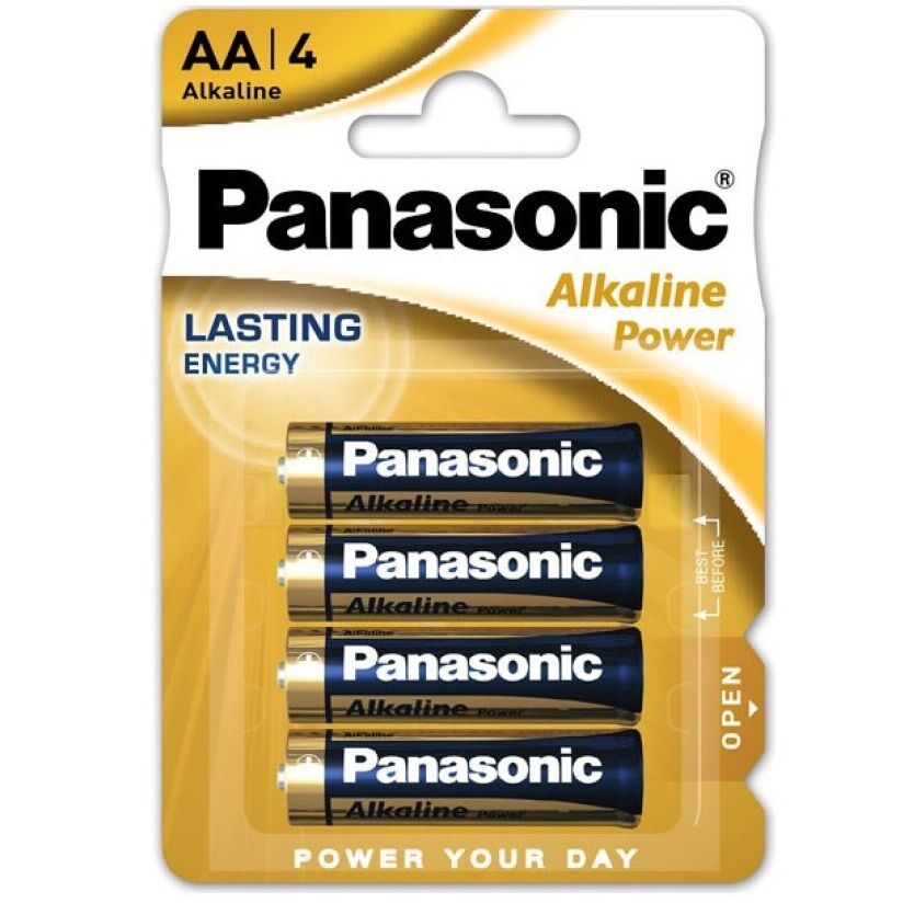 PANASONIC BRONZE PILA ALCALINA AA LR6 BLISTER4