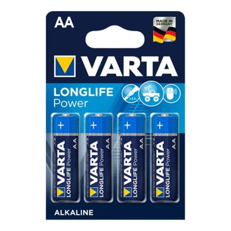 VARTA LONGLIFE POWER PILA ALCALINA AA LR6 BLISTER4