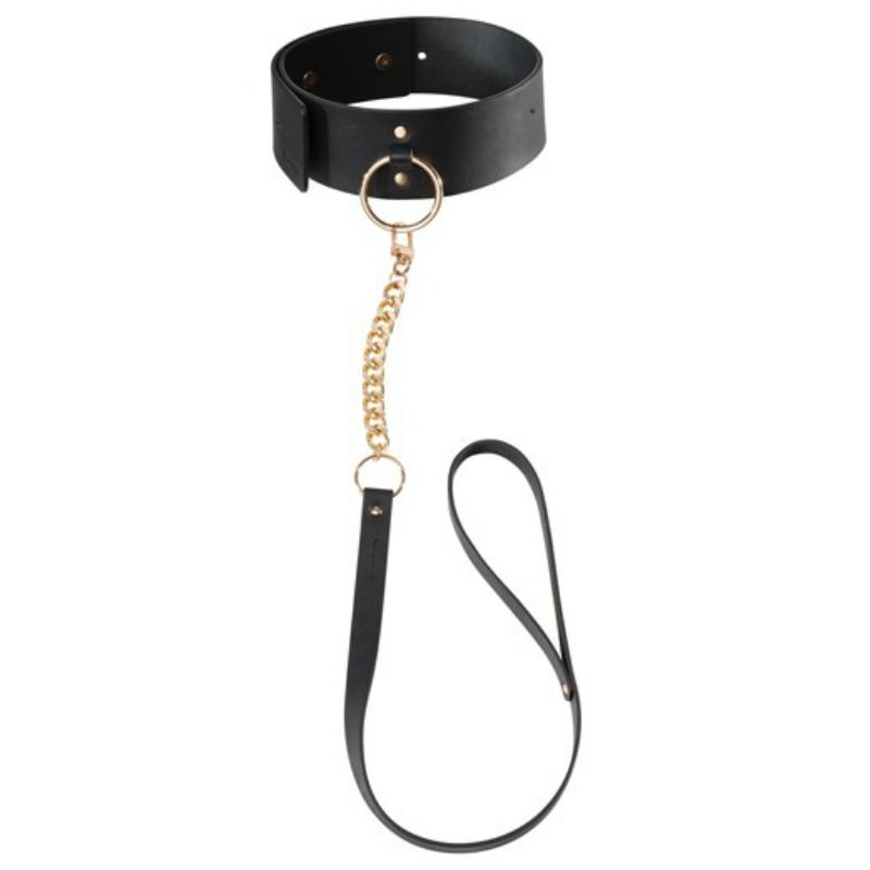 BIJOUX INDISCRETS MAZE COLLAR NEGRO CON CORREA