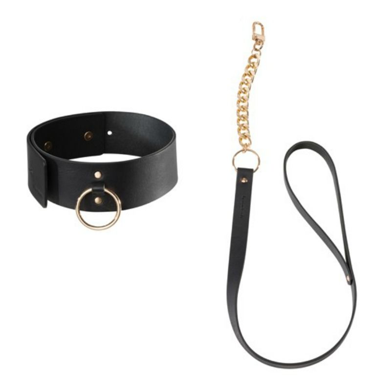 BIJOUX INDISCRETS MAZE COLLAR NEGRO CON CORREA