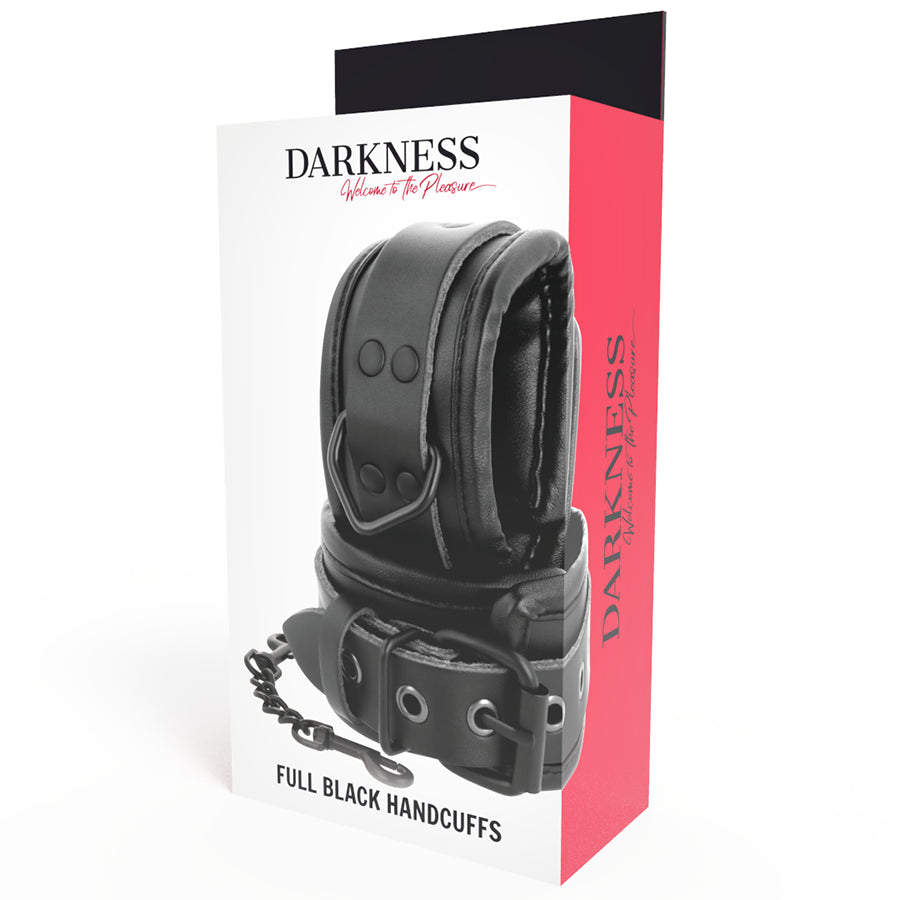 DARKNESS ESPOSAS AJUSTABLES MANOS LEATHER NEGRO