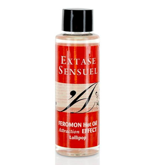 EXTASE SENSUEL A DE MASAJE EFECTO CALOR CON FEROMONAS PIRULET 100ML