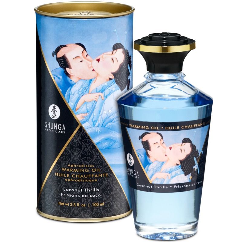 SHUNGA ACEITE MASAJE EFECTO CALOR SABOR COCO 100 ML