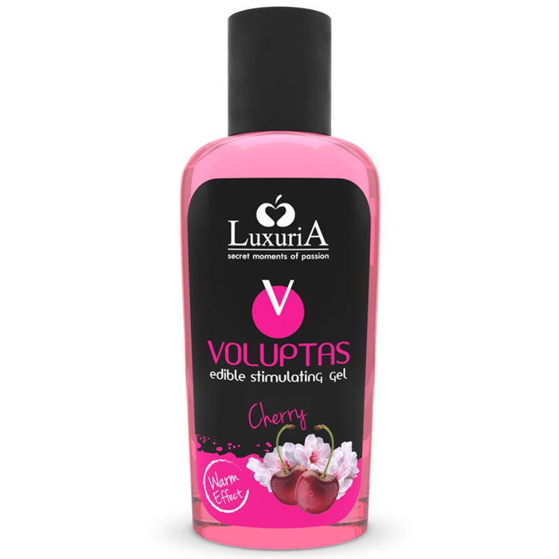 LUXURIA VOLUPTAS GEL MASAJE COMESTIBLE EFECTO CALOR CEREZA 100 ML