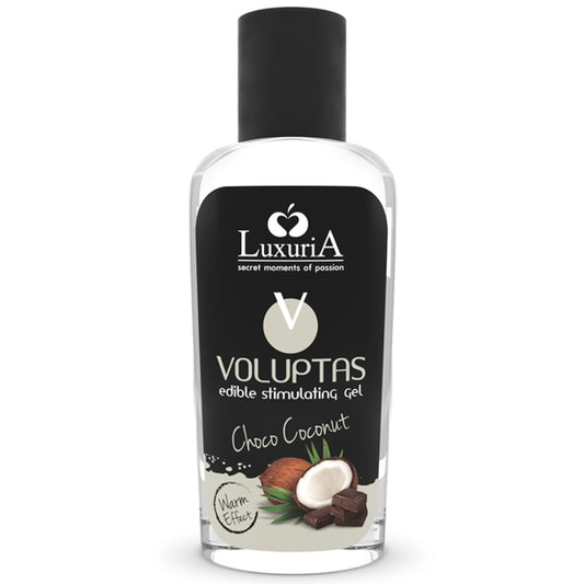 LUXURIA VOLUPTAS GEL MASAJE COMESTIBLE EFECTO CALOR COCO Y CREMA 100 ML