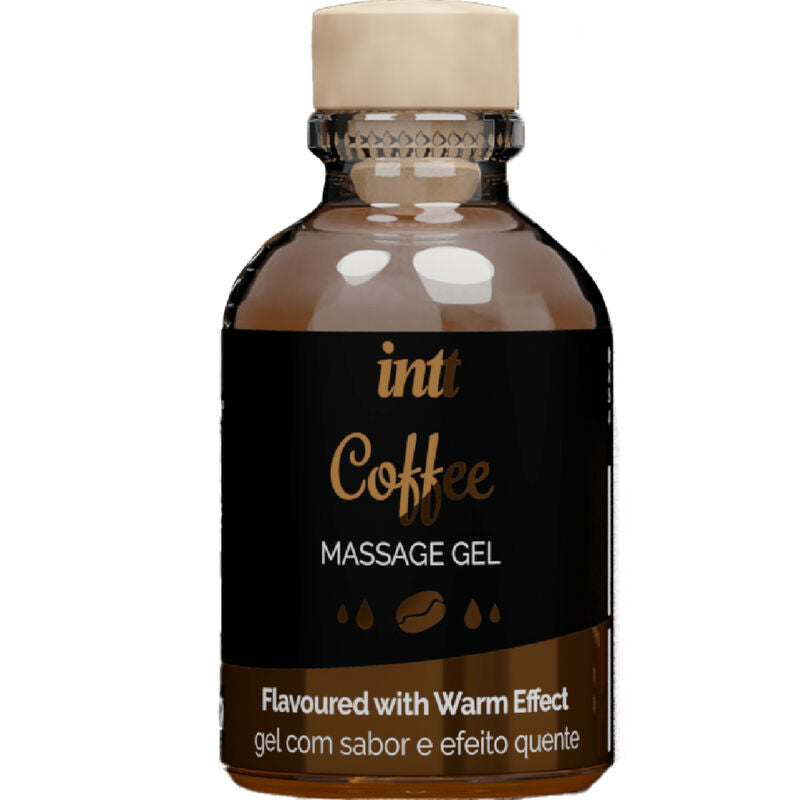 INTT MASSAGE ORAL SEX GEL DE MASAJE SABOR A CAFe EFECTO CALOR