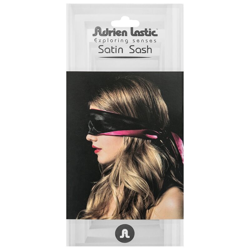 ADRIEN LASTIC VENDA SATIN REVERSIBLE ROSA NEGRO