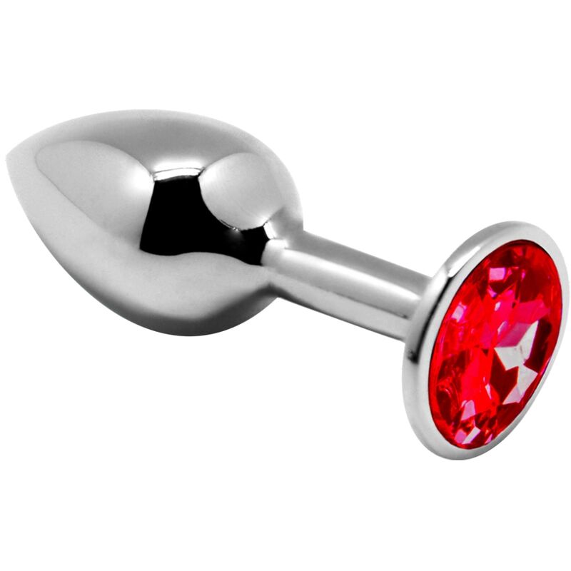 ALIVE ANAL PLEASURE MINI PLUG METAL ROJO TALLA S