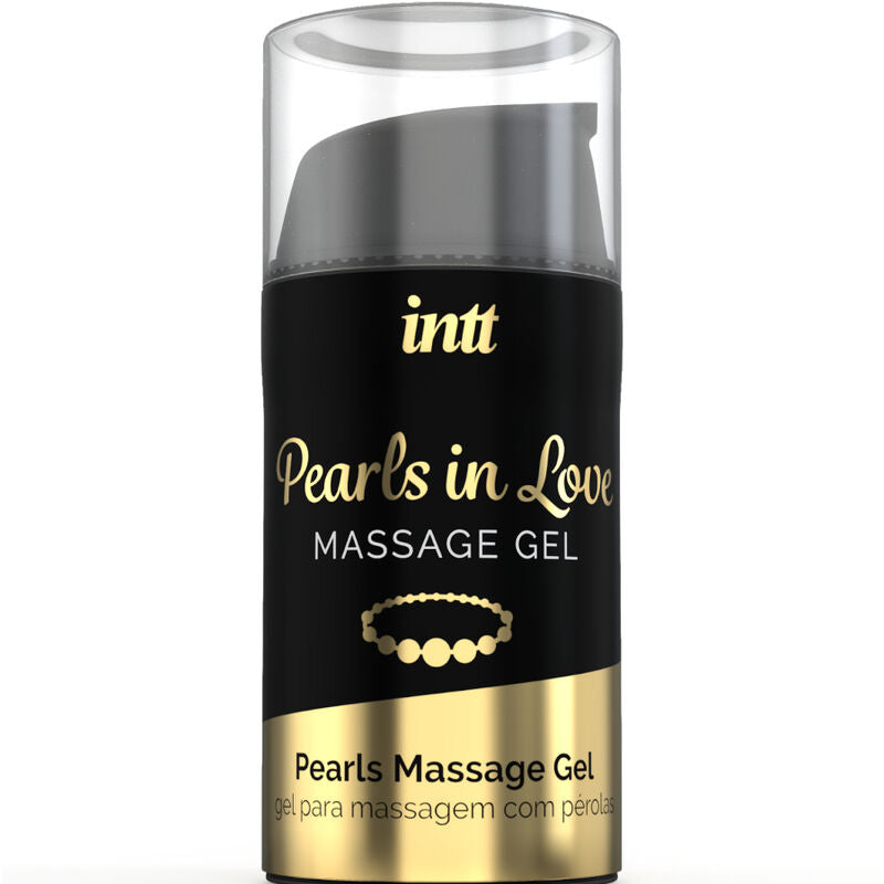 INTT MASSAGE ORAL SEX PEARLS IN LOVE CON COLLAR DE PERLAS Y GEL DE SILICONA