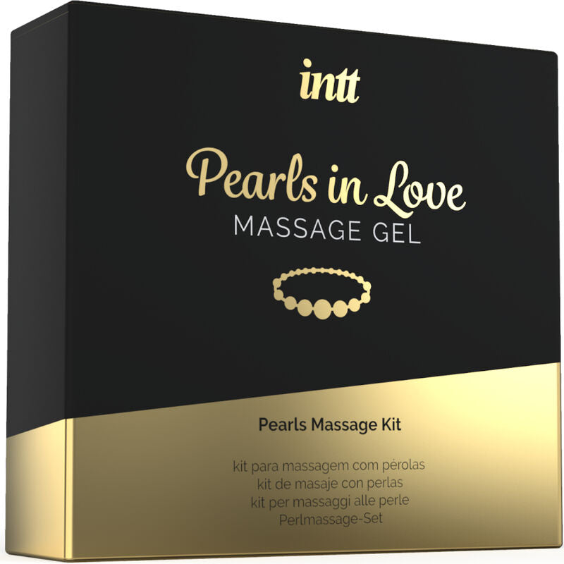 INTT MASSAGE ORAL SEX PEARLS IN LOVE CON COLLAR DE PERLAS Y GEL DE SILICONA