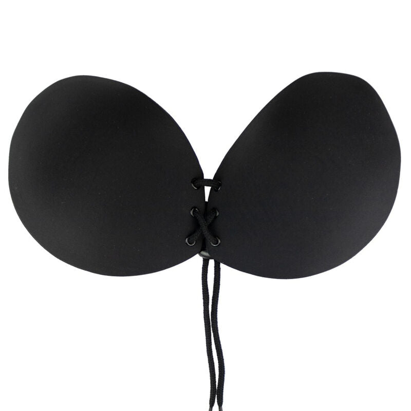 BYE BRA SUJETADOR ADHESIVO ENTRELAZADO NEGRO SIZE A