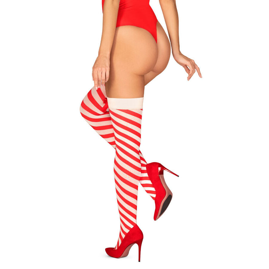 OBSESSIVE KISSMAS STOCKINGS S M