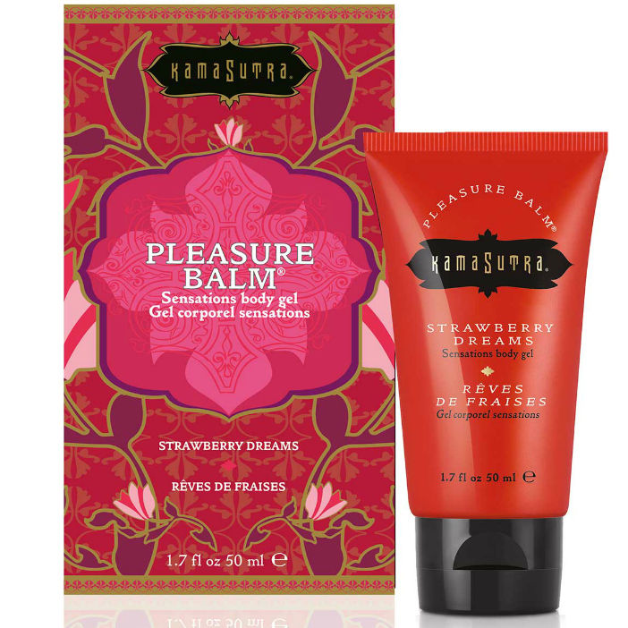 KAMASUTRA BALSAMO PLACER ESTIMULANTE SABOR SUEyOS DE FRESA 50ML