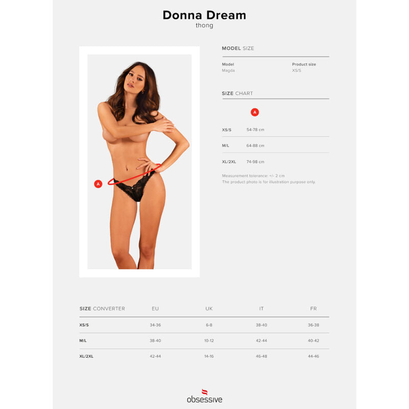 OBSESSIVE DONNA DREAM TANGA XS S