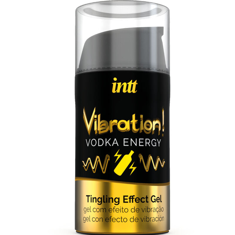 INTT POTENTE ESTIMULANTE iNTIMO GEL VIBRADOR LIQUIDO VODKA 15ML