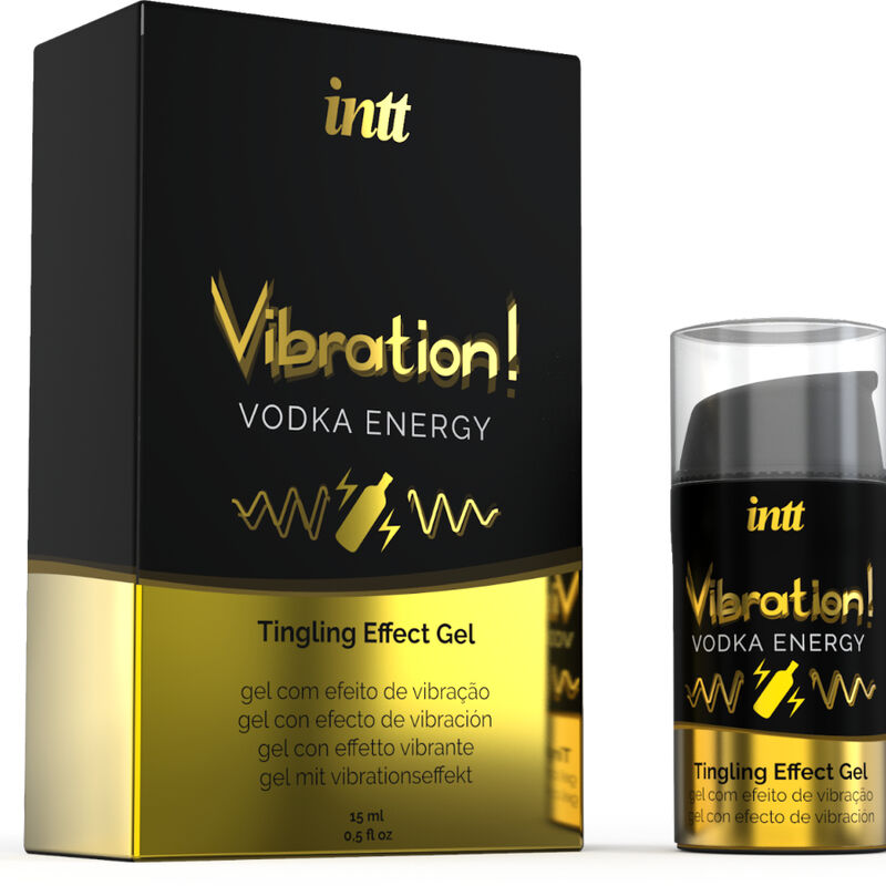 INTT POTENTE ESTIMULANTE iNTIMO GEL VIBRADOR LIQUIDO VODKA 15ML