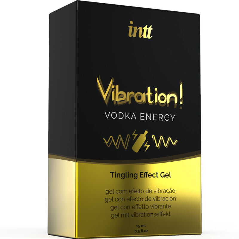 INTT POTENTE ESTIMULANTE iNTIMO GEL VIBRADOR LIQUIDO VODKA 15ML