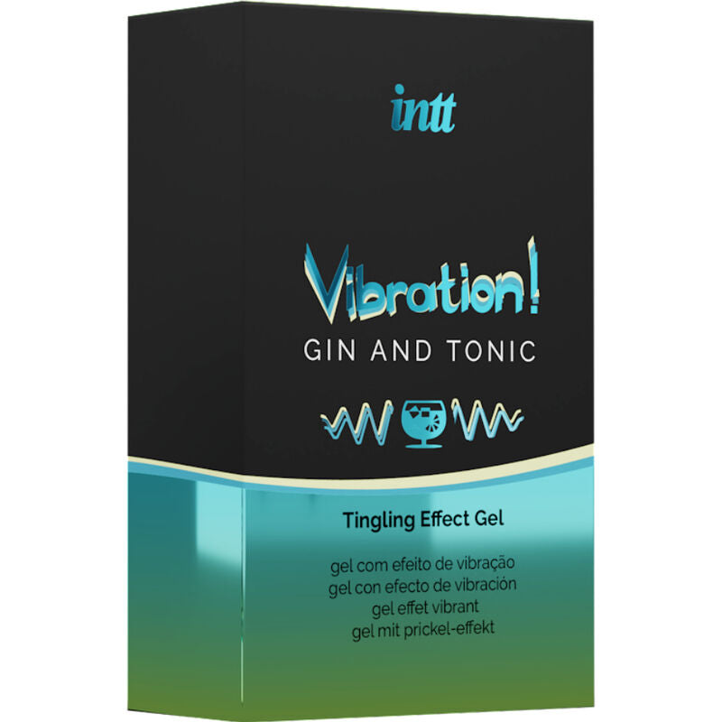 INTT POTENTE ESTIMULANTE iNTIMO GEL VIBRADOR LIQUIDO GIN TONIC 15ML