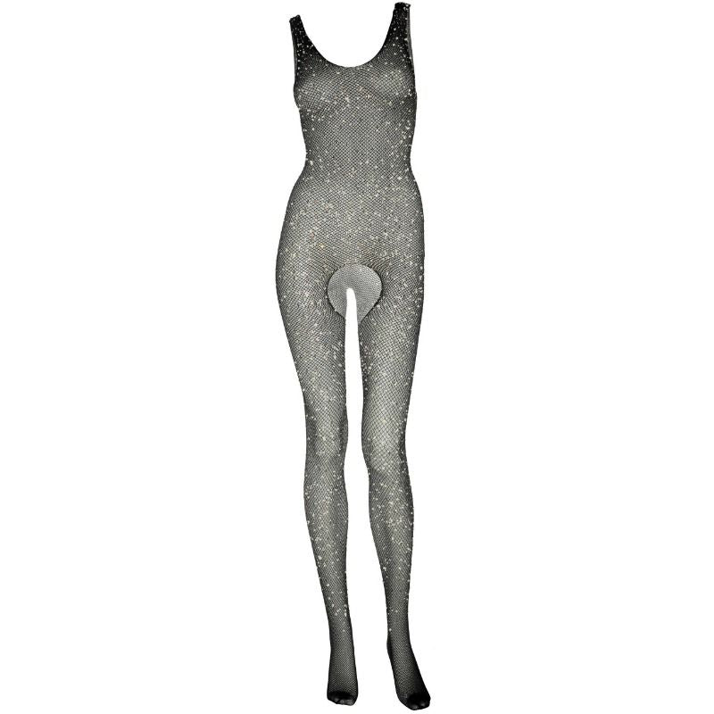 LEG AVENUE BODYSTOCKING CON ABERTURA Y BRILLANTES TU