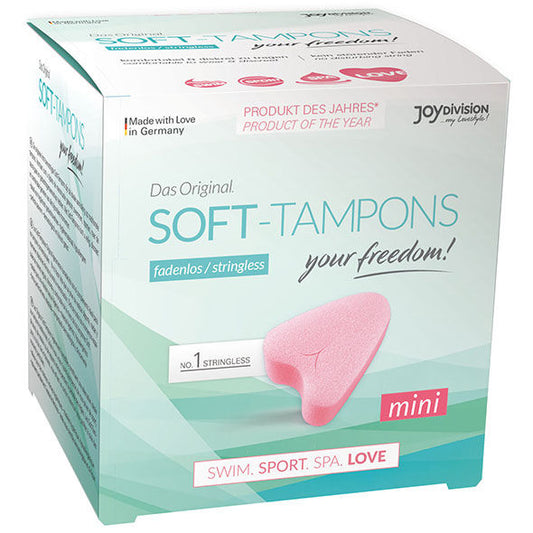 JOYDIVISION SOFT TAMPONS TAMPONES ORIGINALES MINI LOVE 3UDS