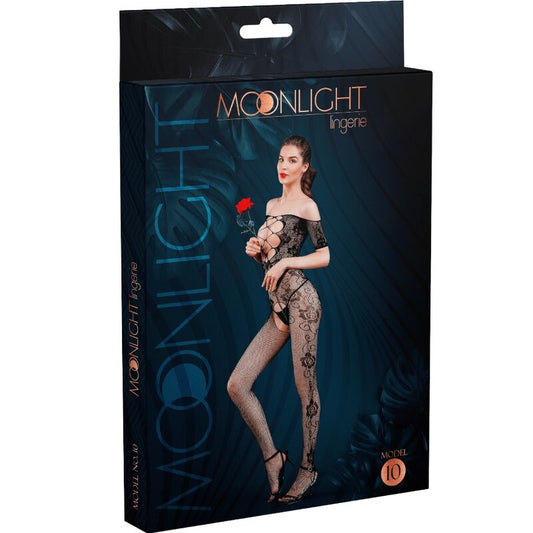 MOONLIGHT MODELO 10 BODYSTOCKING NEGRO TALLA UNICA