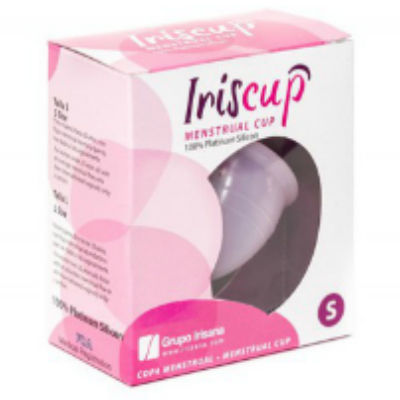 IRISCUP COPA MESTRUAL ROSA PEQUEyA BOLSA ESTERILIZADORA GRATIS