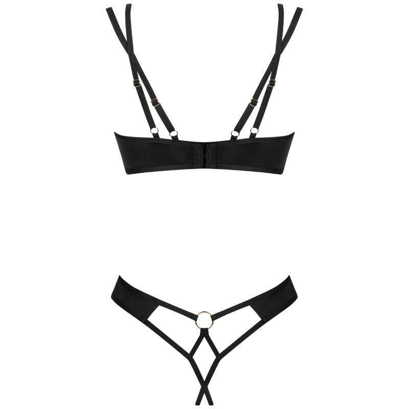 OBSESSIVE NESARI SET DOS PIEZAS CROTCHLESS M L