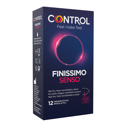 CONTROL ADAPTA SENSO PRESERVATIVOS 12 UNIDADES