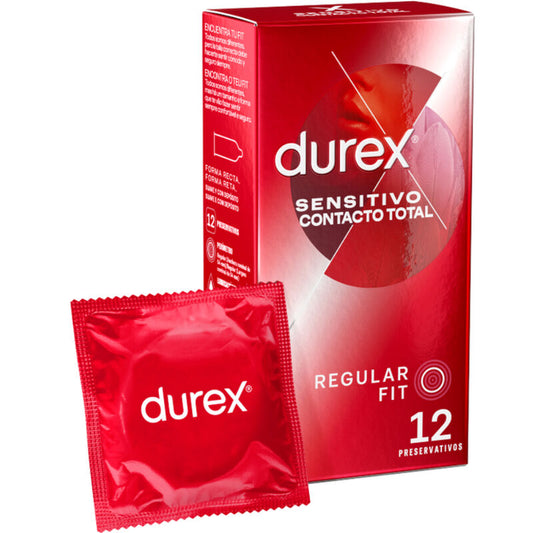 DUREX SENSITIVO CONTACTO TOTAL 12 UNIDADES