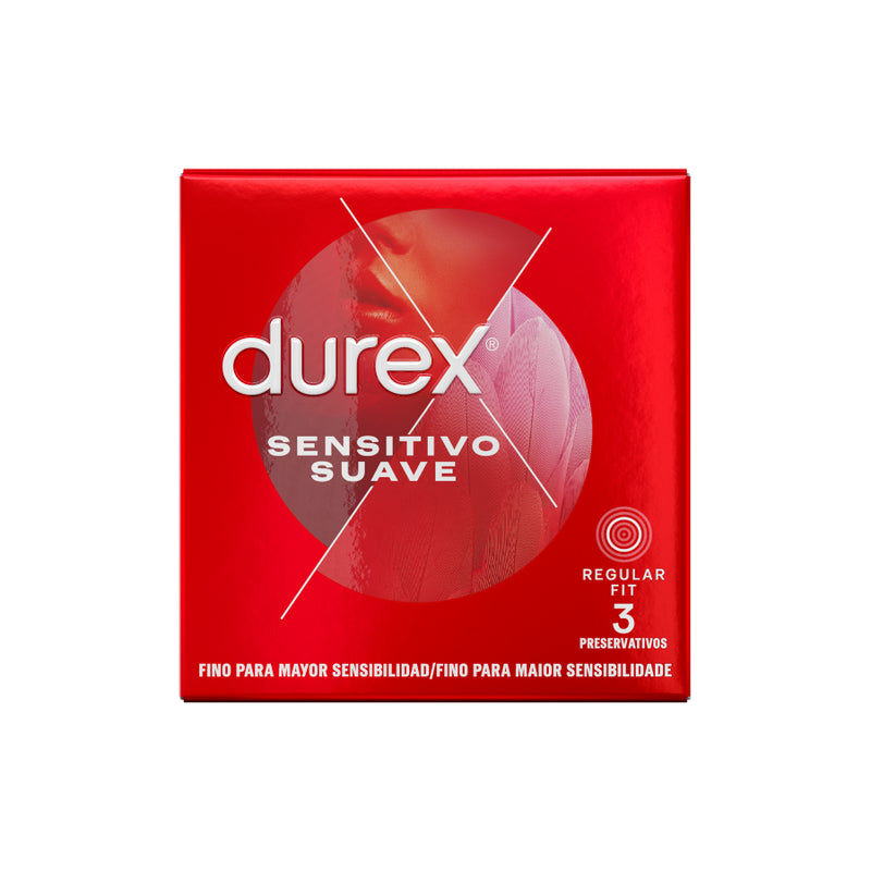 DUREX SENSITIVO SUAVE 3 UNIDADES