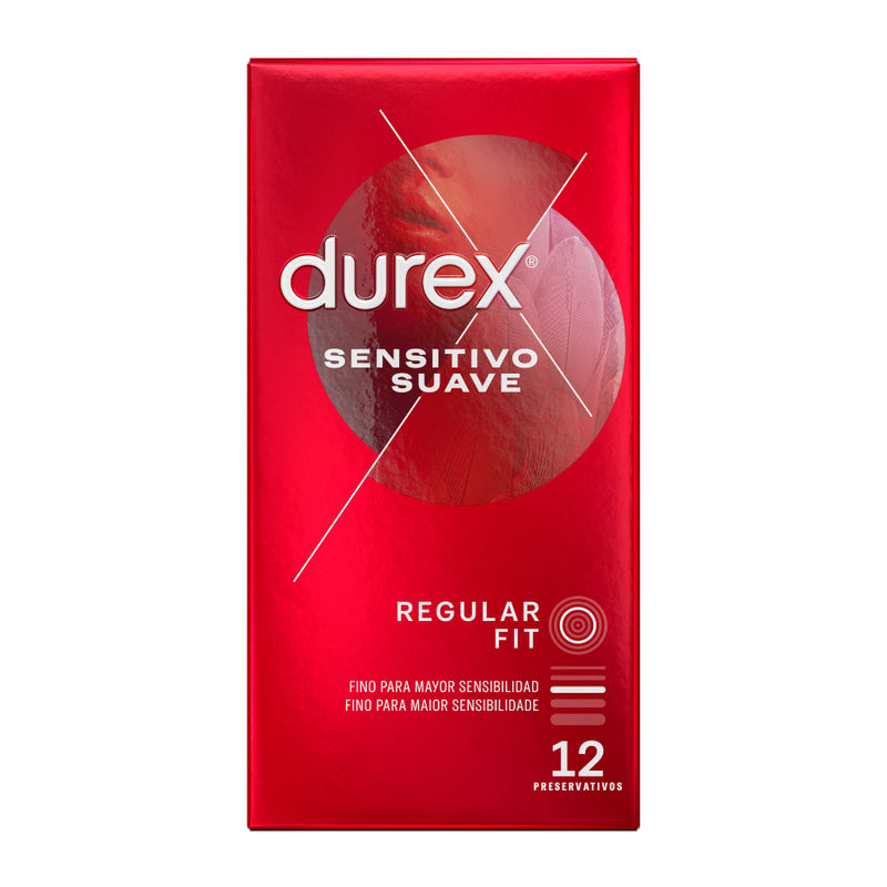 DUREX SENSITIVO SUAVE 12 UNIDADES