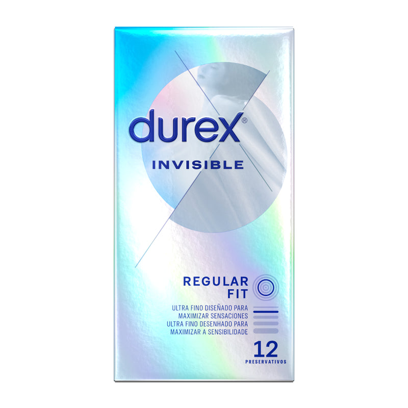 DUREX INVISIBLE EXTRA FINO 12 UNIDADES