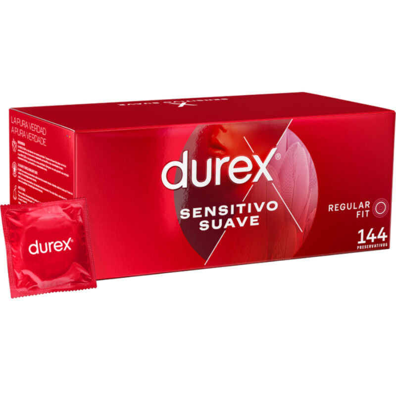 DUREX SENSITIVO SUAVE 144 UNIDADES