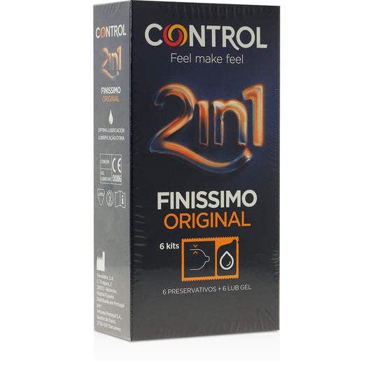 CONTROL DUO FINISIMO LUBRICANTE 6 UNIDADES