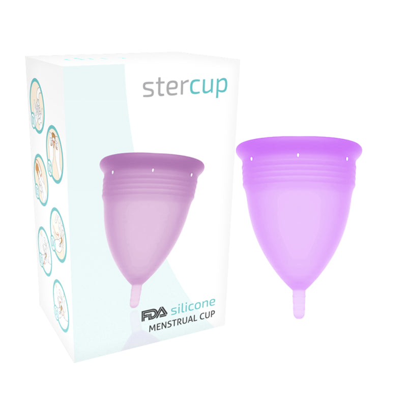 STERCUP COPA MENSTRUAL FDA SILICONE TALLA S LILA