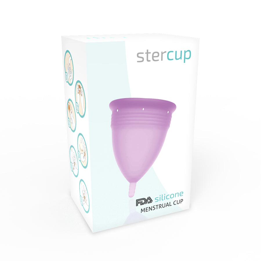 STERCUP COPA MENSTRUAL FDA SILICONE TALLA S LILA