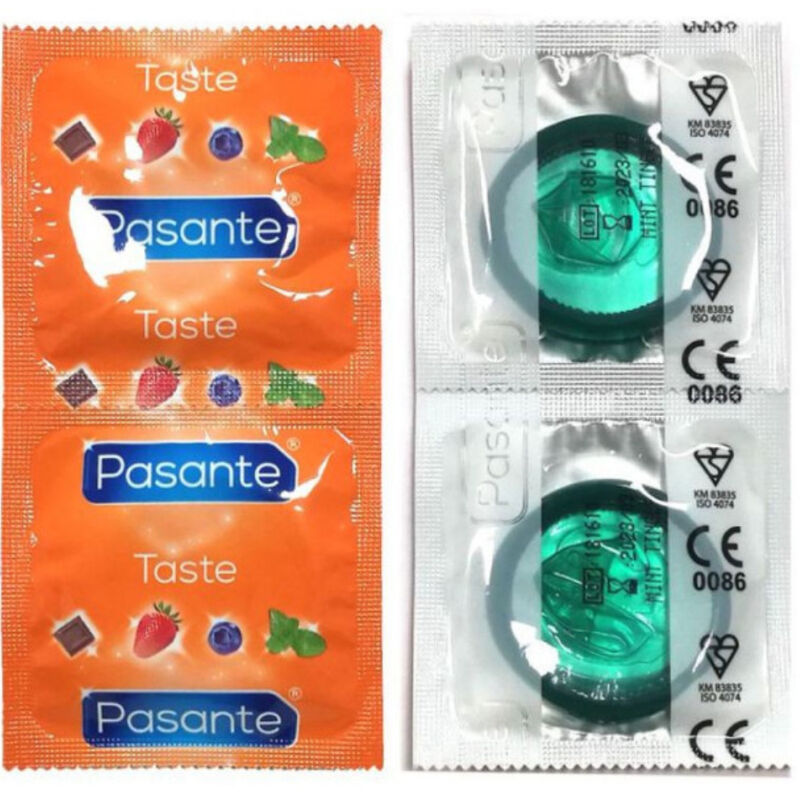 PASANTE PRESERVATIVO SABOR MENTA BOLSA 144 UNIDADES