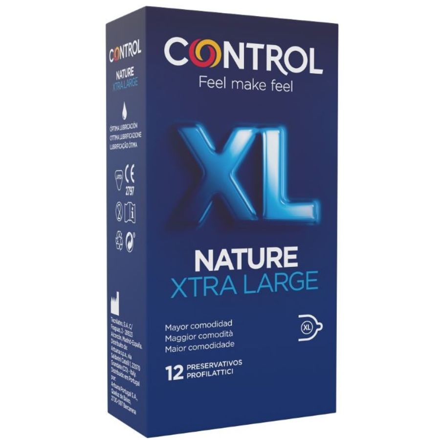 CONTROL ADAPTA NATURE XL PRESERVATIVOS 12 UNIDADES