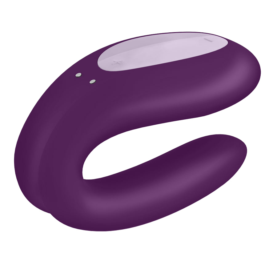 SATISFYER DOUBLE JOY CON APP MORADO