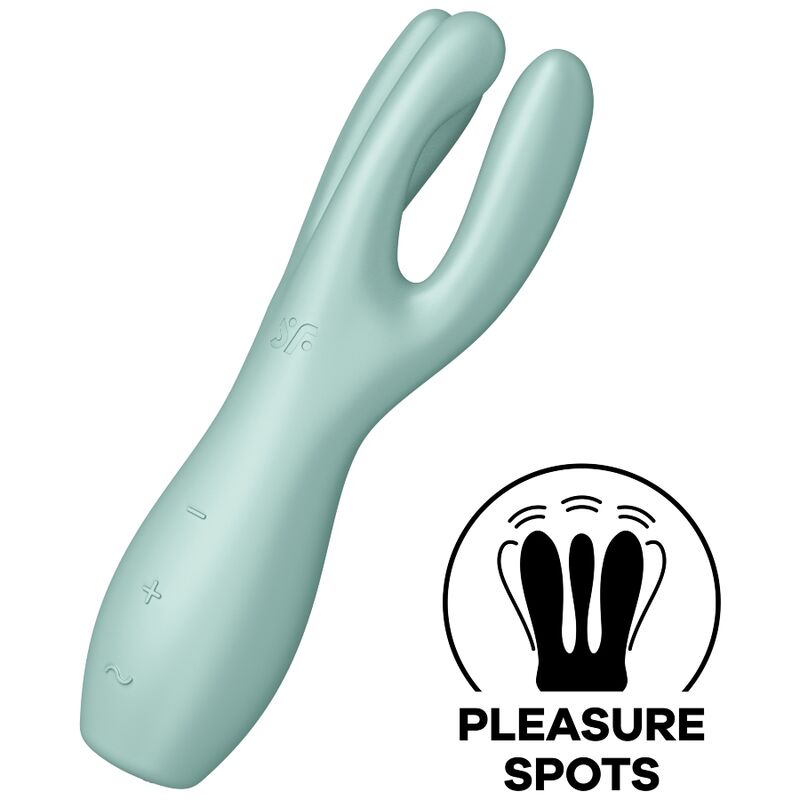 SATISFYER THREESOME 3 VIBRADOR VERDE