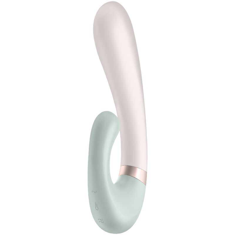 SATISFYER HEAT WAVE VIBRADOR APP BLANCO