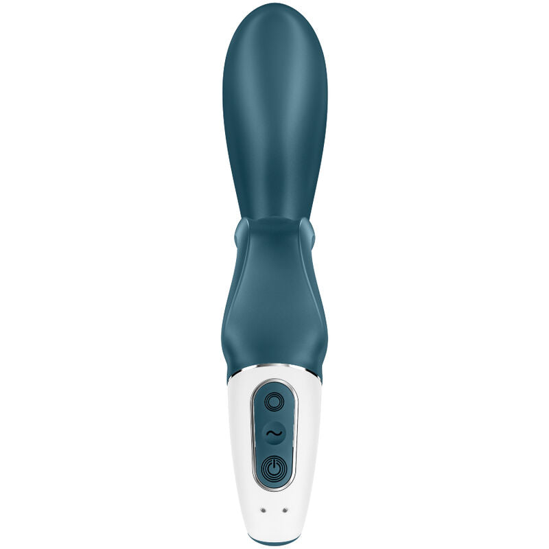 SATISFYER HUG ME VIBRADOR RABBIT APP AZUL