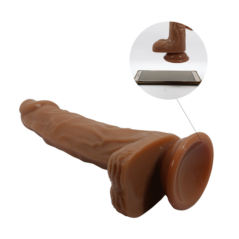 BAILE VIBRADOR REALISTA CON VENTOSA CONTROL REMOTO