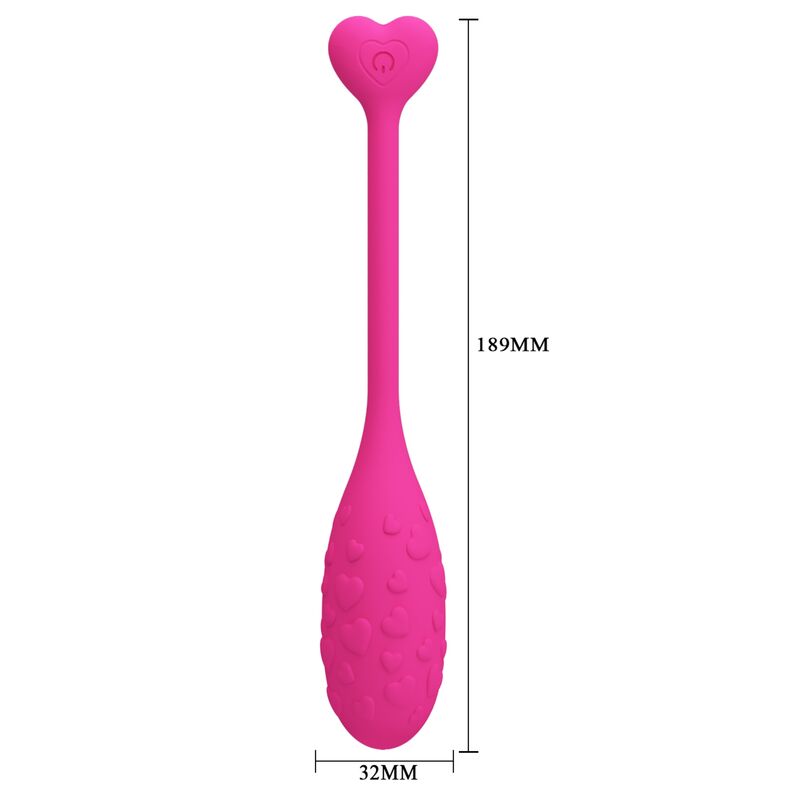 PRETTY LOVE HUEVO VIBRADOR PESCADOR ROSA CONTROLADO POR APP